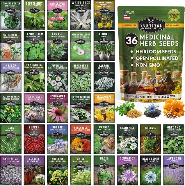 Ultimate Medicinal Herb Seeds Variety Pack