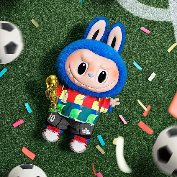 【POP MART 公式ストア】THE MONSTERS × FIFA SERIES-Catch the Win ぬいぐるみ labubu ラブブ らぶぶ ポップマート ぬいぐるみ ドール おもちゃ ソフビ人形 キーホルダー ブラインドドール ギフト 推し活 ポプマ 正規品 - 3