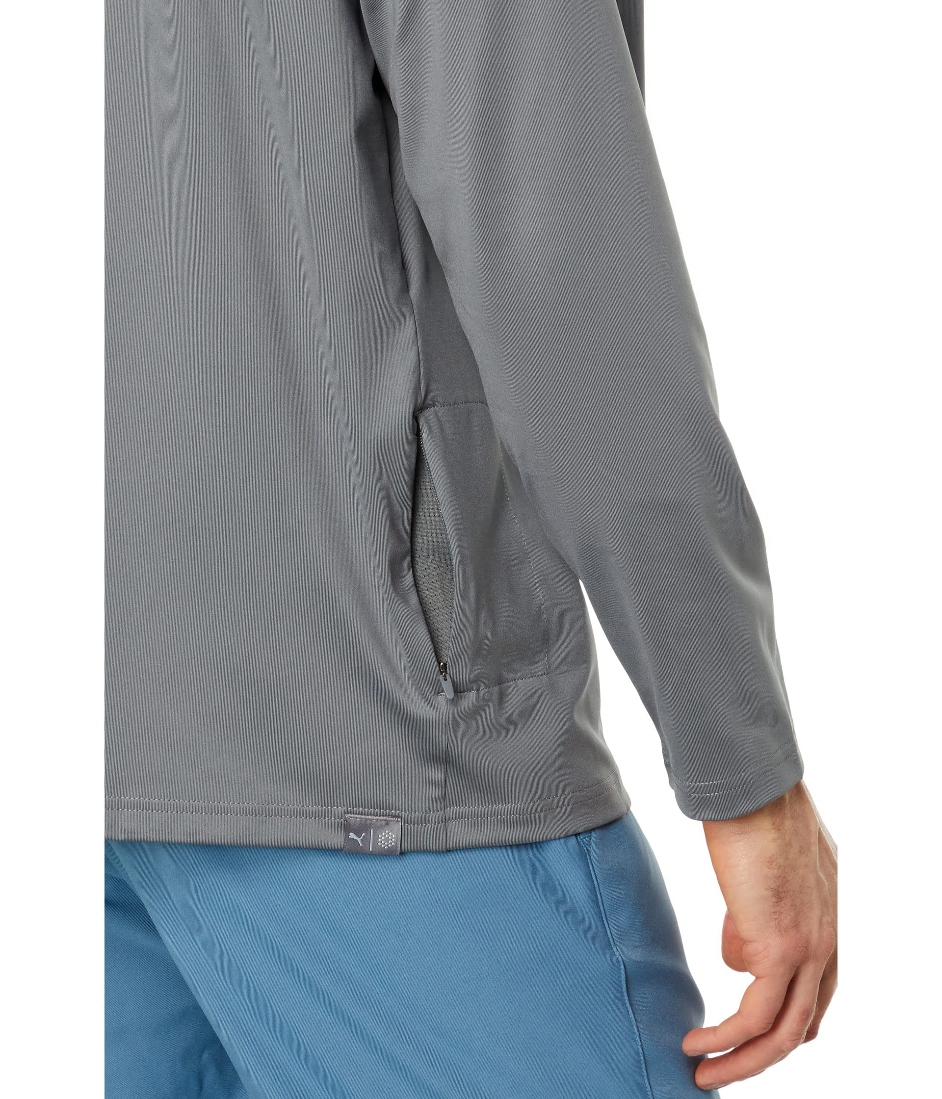PUMA Golf męska bluza z kapturem Layering, Quiet Shade-Puma czarna, L, Quiet Shade-puma czarny, L