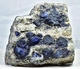 244 Gram Lazurite Coated Fluorescent Afghanite Crystals w/Wernerite Scapolite