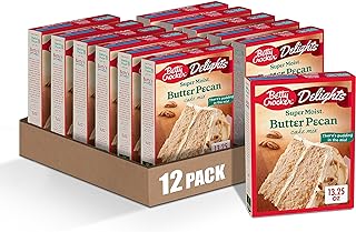 10 Recipes From Cake Mixes for Fast Creative Easy Desserts 94 Betty Crocker Delights Super Moist Butter Pecan Cake Mix, Holiday Baking...
