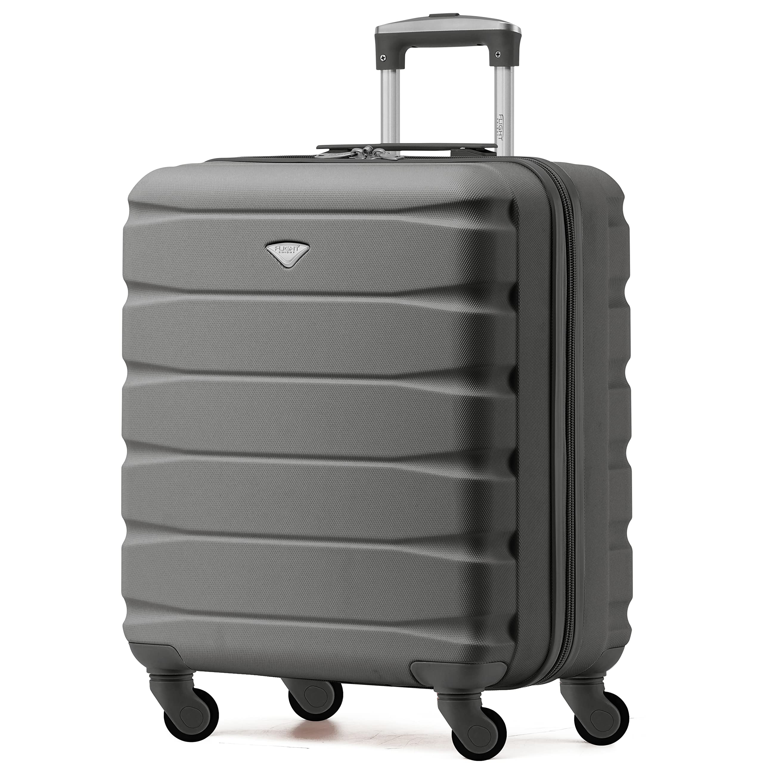 Flight Knight Lightweight 4 Wheel ABS Hard Case Medium Suitcase Approved for Over 100 Airlines Including easyJet, British Airways, Ryanair, Jet2, Emirates & Many More - Check-in Medium Size 25" — view 152