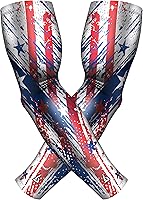 Vista 22 de B-Driven Sports Mangas de compresión prémium Pro-Fit para hombres, mujeres y jóvenes, 44 diseños gráficos, mejoran la circulación