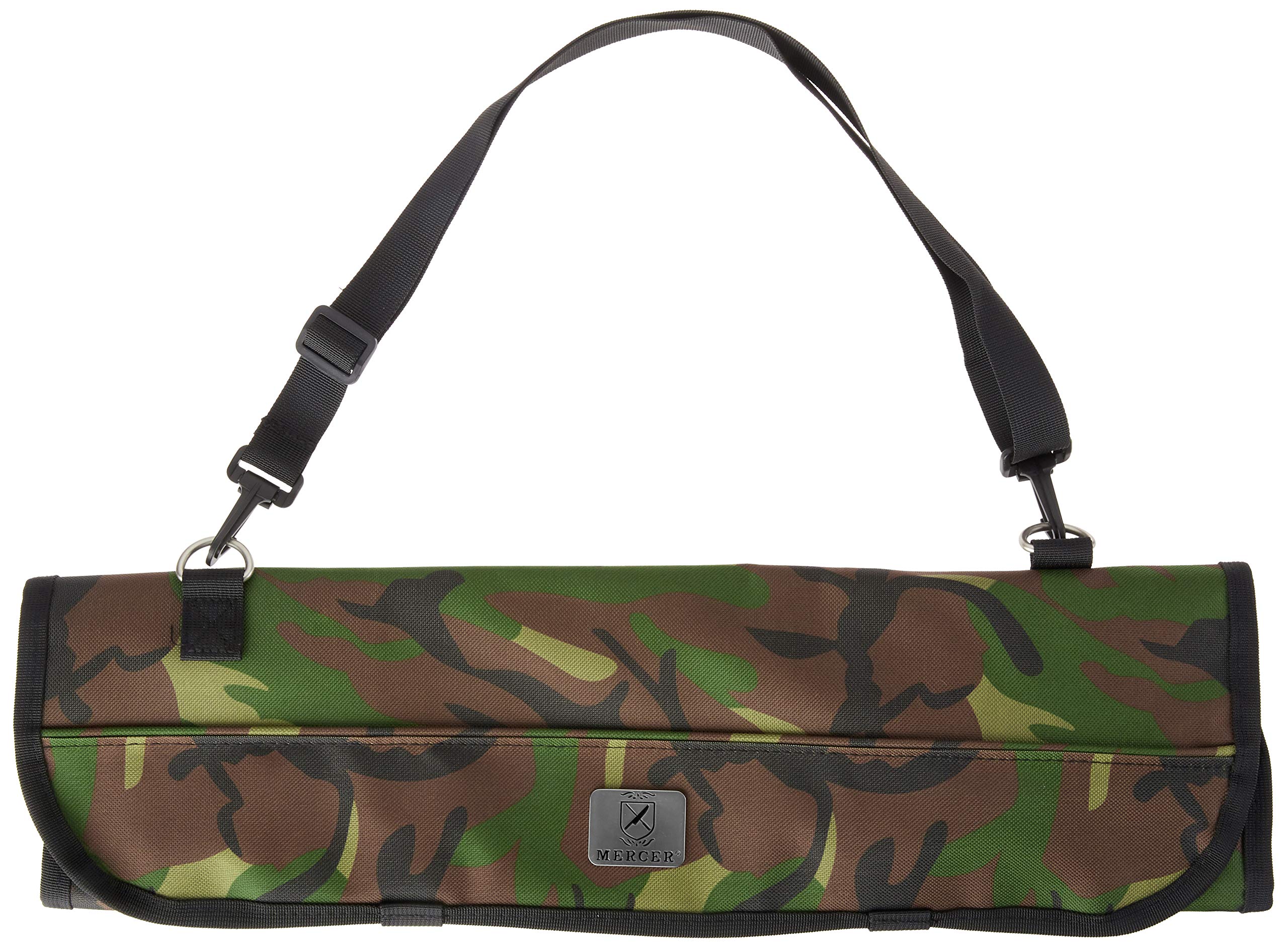Mercer Culinary M30007CM 7-Pocket Camouflage Knife Roll Storage Bag, Nylon โ image 1