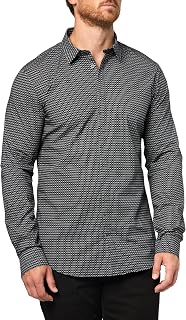 Armani Exchange Men's Stretch Cotton Poplin Button Down Shirt