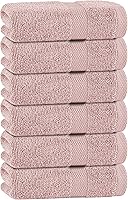 Vista 30 de White Classic Wealuxe Toallas grises para baño 6 paquete, juego de toallas de baño de algodón para hotel, gimnasio, spa, suaves, extra absorbentes