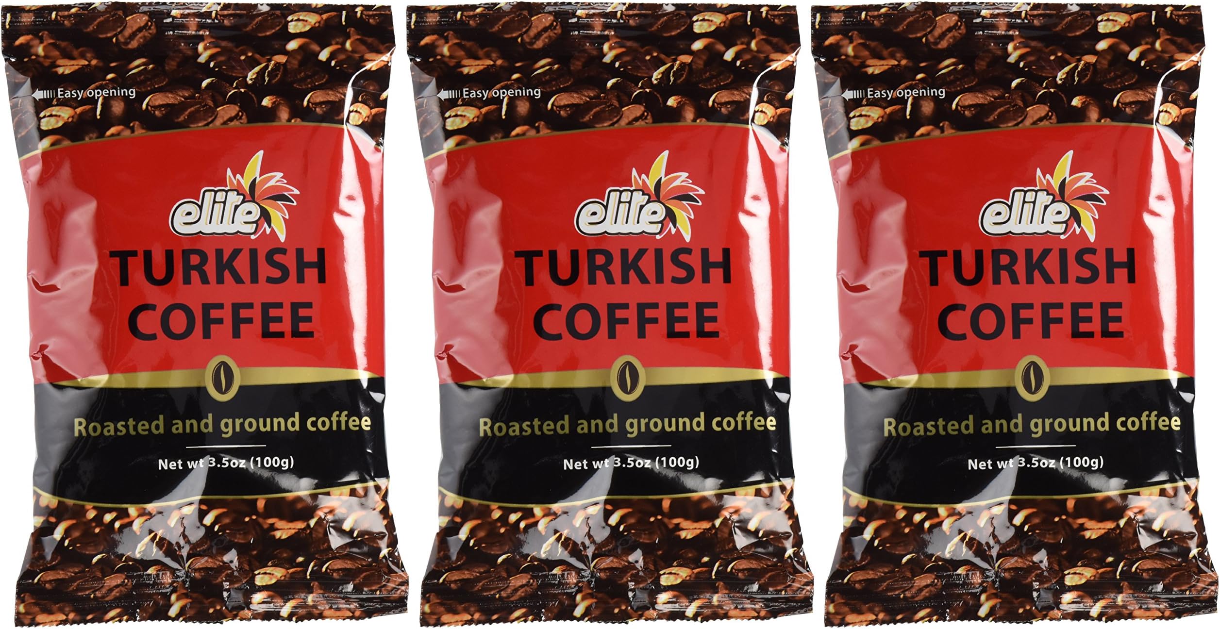 Turkish Coffee Roasted and Ground 3.5 Ounce (3 Pack)