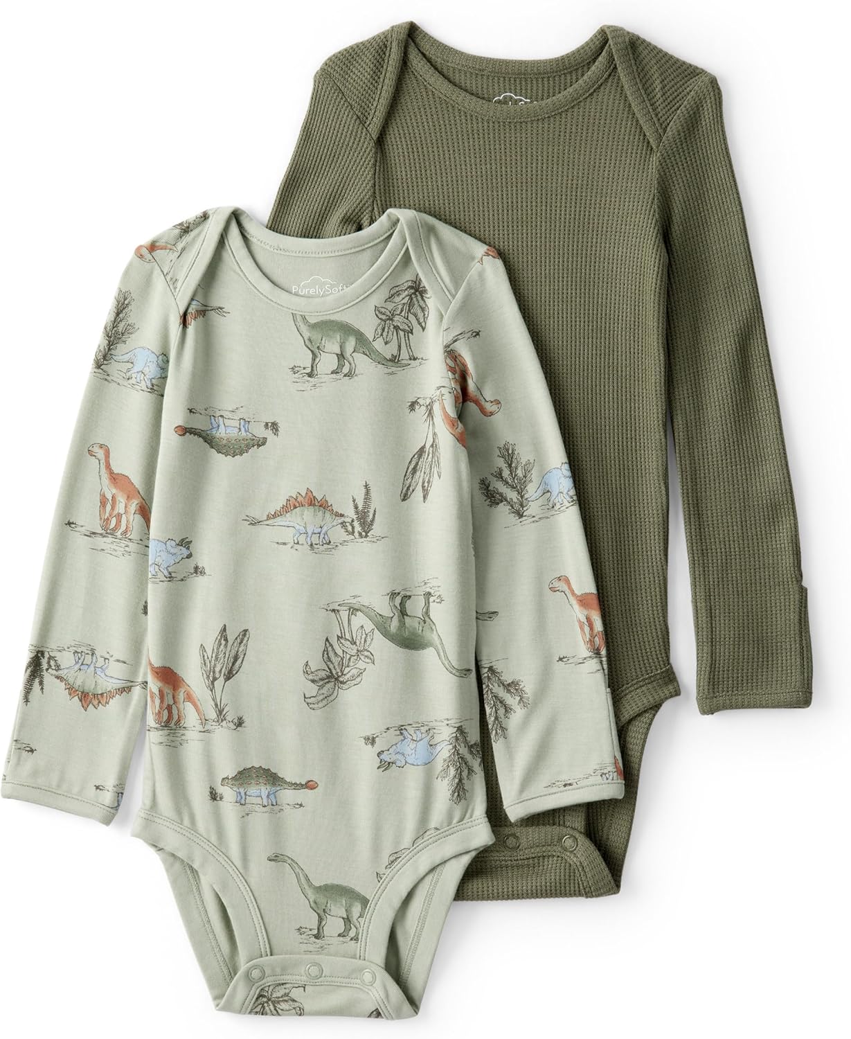 Carter's baby-boys Purelysoft 2-pack Long Sleeve Bodysuit