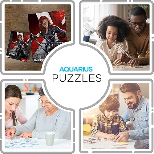 Miniatura 4 de AQUARIUS Marvel Black Widow Movie (rompecabezas de 500 piezas), sin reflejos, ajuste de precisión, prácticamente sin polvo, mercancía y