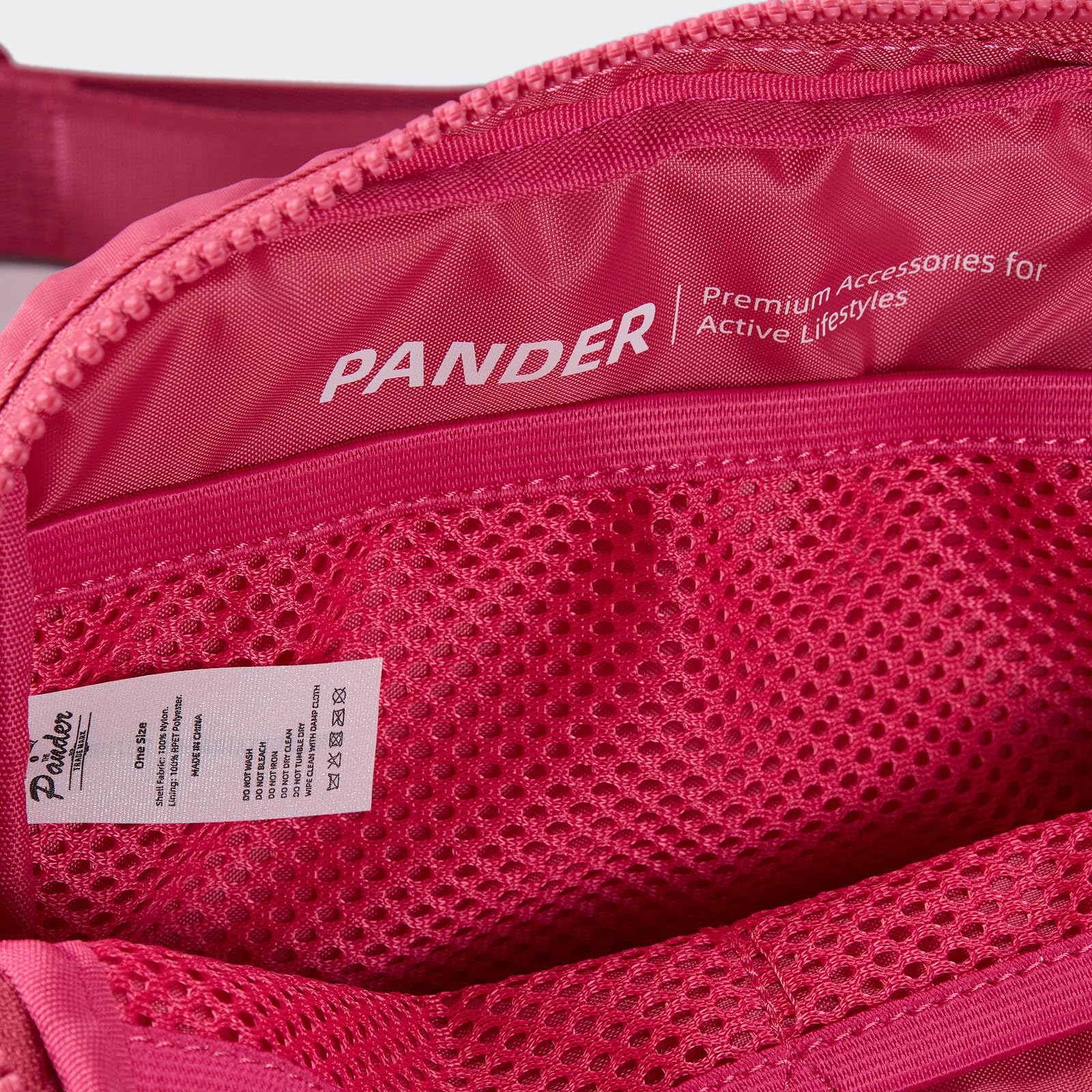 Pander Nylon Fanny Pack for Women, Two-Way Zipper Crossbody Bag view 7
