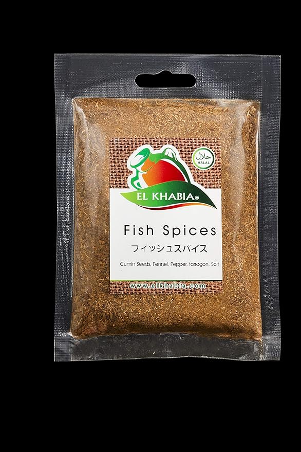 Amazon 6 個 フィッシュスパイス（魚料理用）50g【ハラル認証】Fish Spice Mix 50g x 6 EL