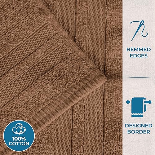 Miniatura 3 de Superior Juego de toallas de baño de algodón ultrasuave de 2 piezas, perfecto para decoración de baño, ducha, spa, gimnasio, habitación de