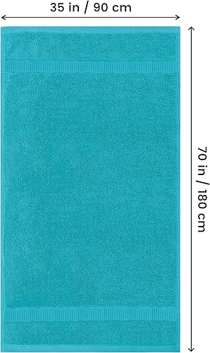 Vista 109 de Utopia Towels - Toalla de baño gigante, 2 unidades, 17.69 oz/yd2 (600 gsm), 100% algodón hilado en anillo, altamente absorbentes y de secado rápido