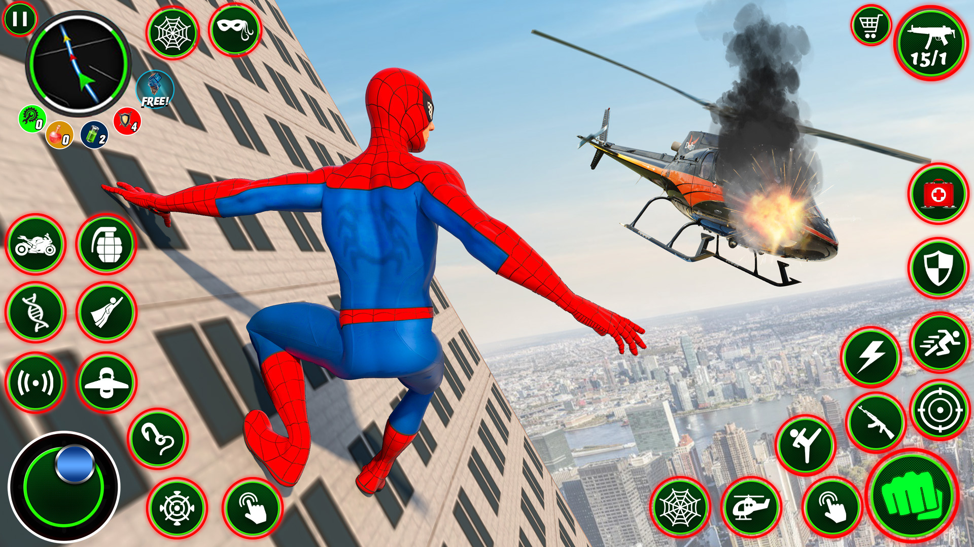 Gangster Crime Rope Hero City Grand Gangster Simulator Action Hero Game ...