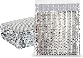 EcoFoil Thermal Insulated Bubble Mailer 6" x 6.5" - 10-Pack - Heat-Protective & Lightweight Bubble Mailer, Protects Temperature-Sensitive Contents, Food Grade Shipping Material