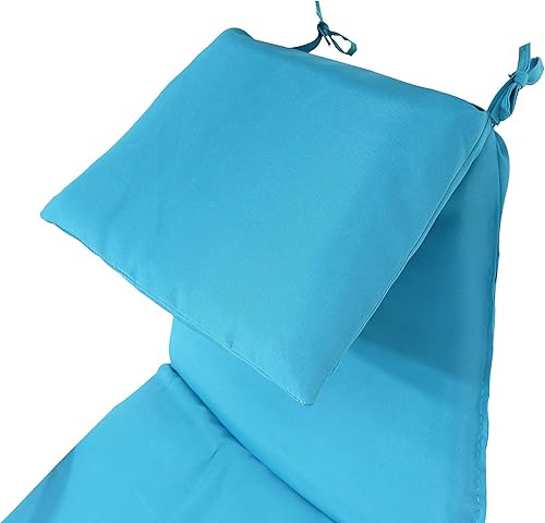 Miniatura 5 de Sunnydaze Cojín de repuesto para silla de salón colgante al aire libre y tela de paraguas - verde manzana