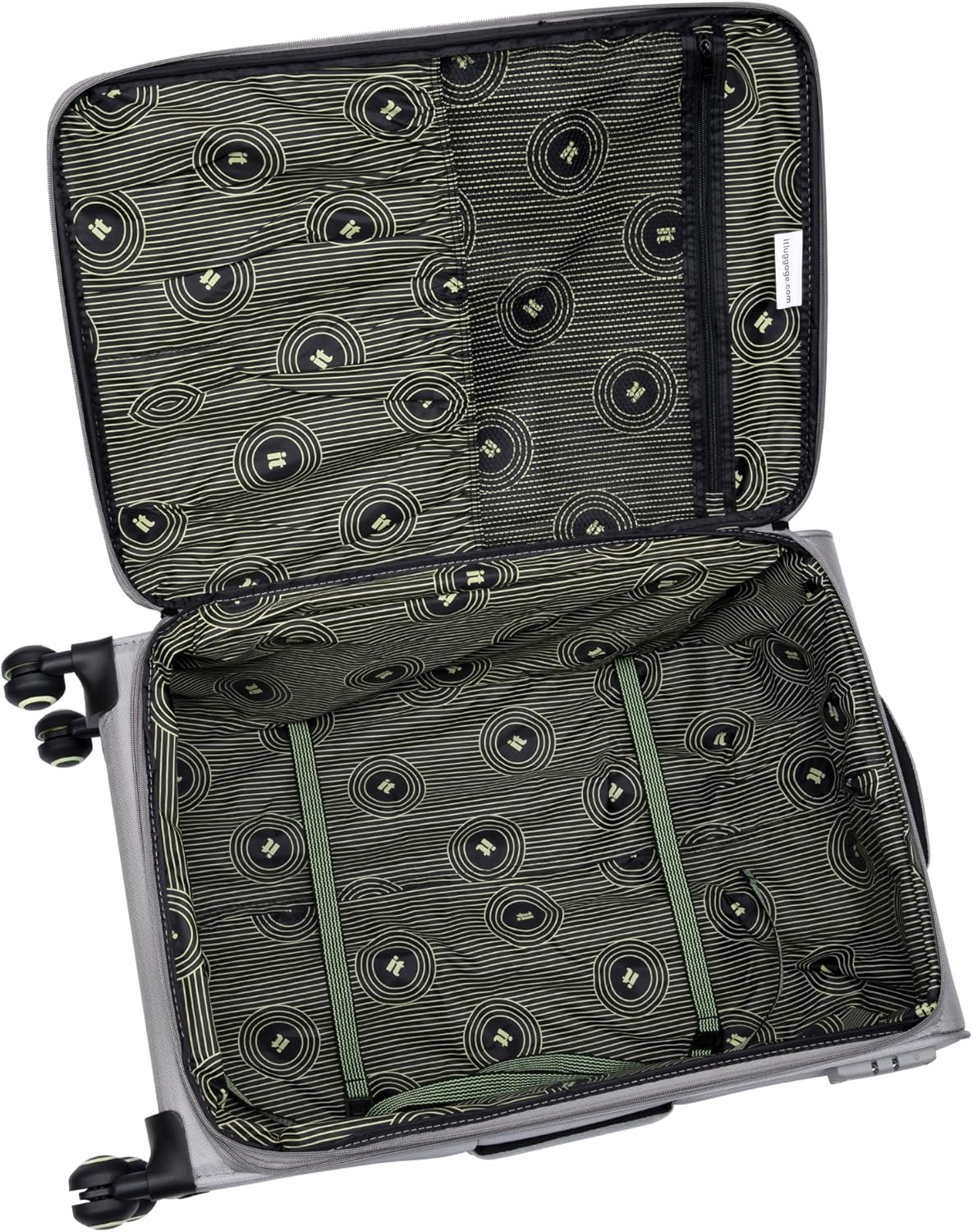 It Luggage Circulator 32" Softside Checked 8 Wheel Expandable Spinner, Elephant Skin