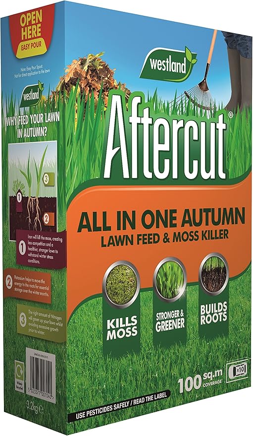 Aftercut 20400456 All In One Autumn Lawn Care (Lawn Feed and Moss