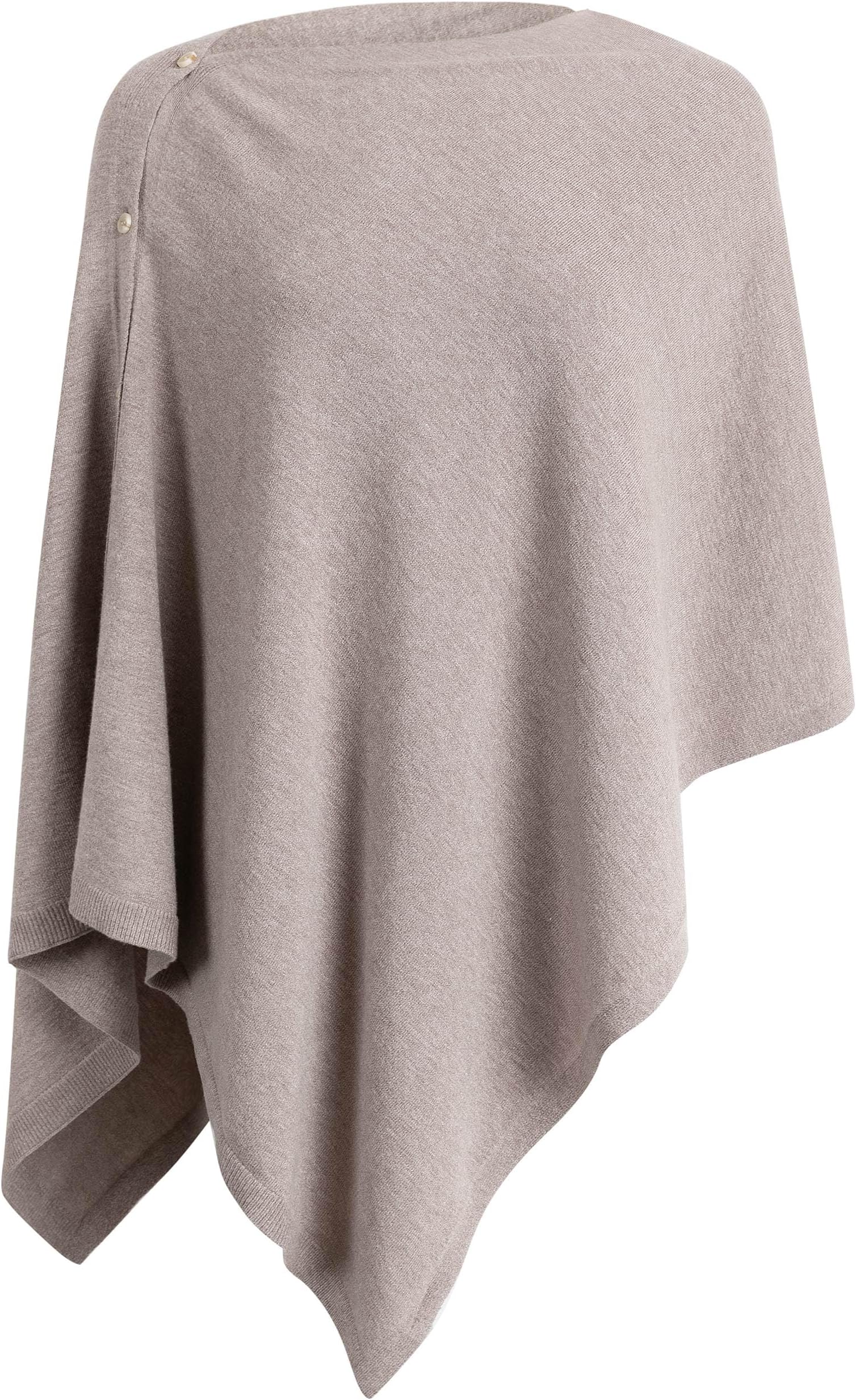 – Women Button Multiway Ponchos Viscose Knitted Poncho Shawl Cashmere Feel Wrap Scarf for Winter