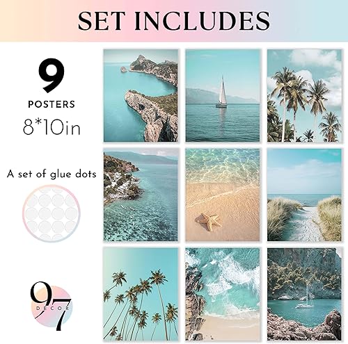 Miniatura 2 de 97 Decor Decoración artística costera para pared, carteles costeros, cuadros de playa, impresiones de playa en el océano, arte de pared,