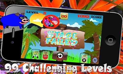 Bad Farm: with Angry Animals ( Monkey, Cow, Sheep, Pigs, Chicken ) (Ad-Free)