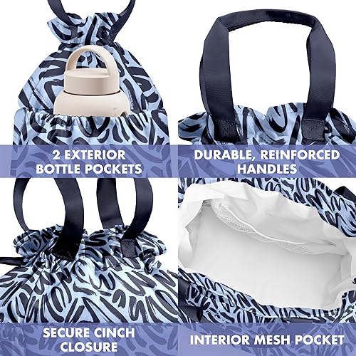 Miniatura 6 de Fit & Fresh Bolsa de almuerzo para mujer, bolsa de almuerzo aislada para mujer, para el trabajo, resistente a las manchas, lonchera grande para