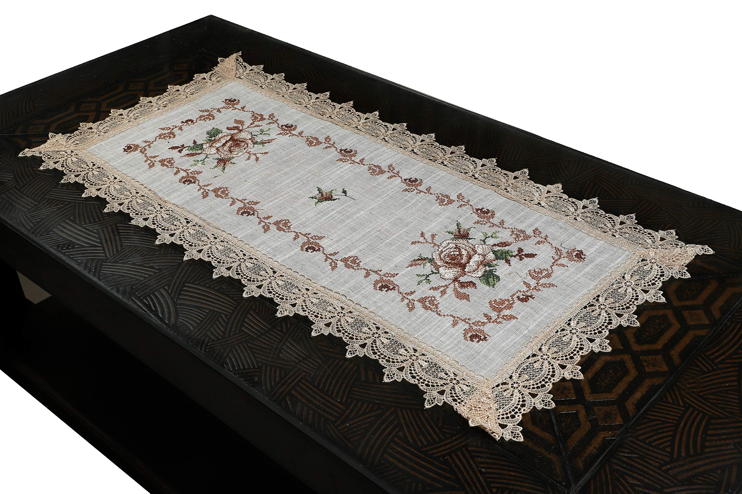 See full amazon price history chart for MONKDECOR (O.F) Cut Work Cross-Stitch Embroidery Centre Table Runner (Size-16x33 Inches)- Gold & Brown Color MONKDECOR (O.F) Cut Work Cross-Stitch Embroidery Centre Table Runner (Size-16x33 Inches)- Gold & Brown Color (B08Q3Z287R) Amazon Price History, Amazon Price Tracker