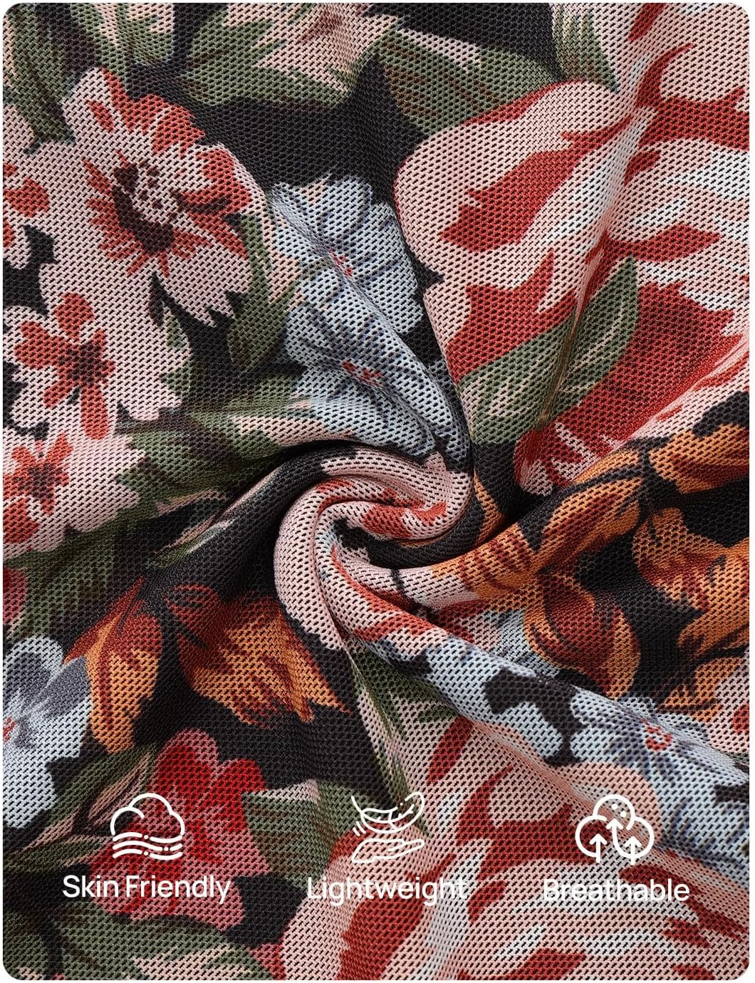 ZESICA Womens Summer Floral Going Out Tank Tops 2026 Off Shoulder Slim Fit Y2K Crop Mesh Top Beach Vacation Outfits - Image 6