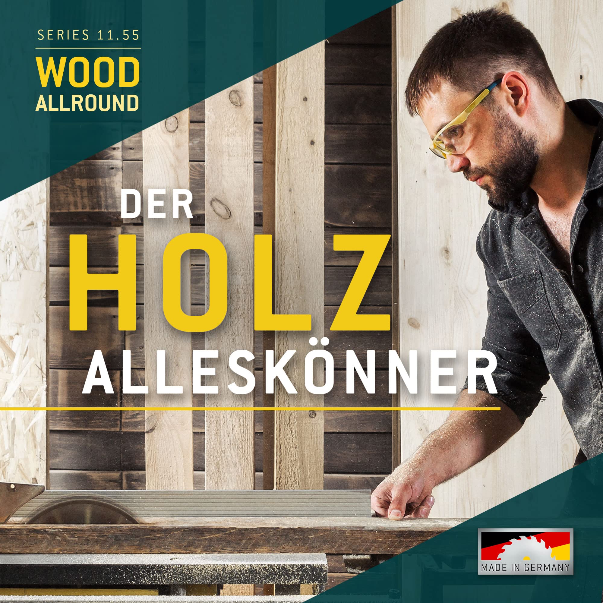 Bayerwald HM Hoja de sierra circular de mesa, diámetro 254 mm x 2,8 mm x 30 mm, diente alterno, agujeros de combinación para Bosch GTS 10 y PTS 10 (80 dientes)