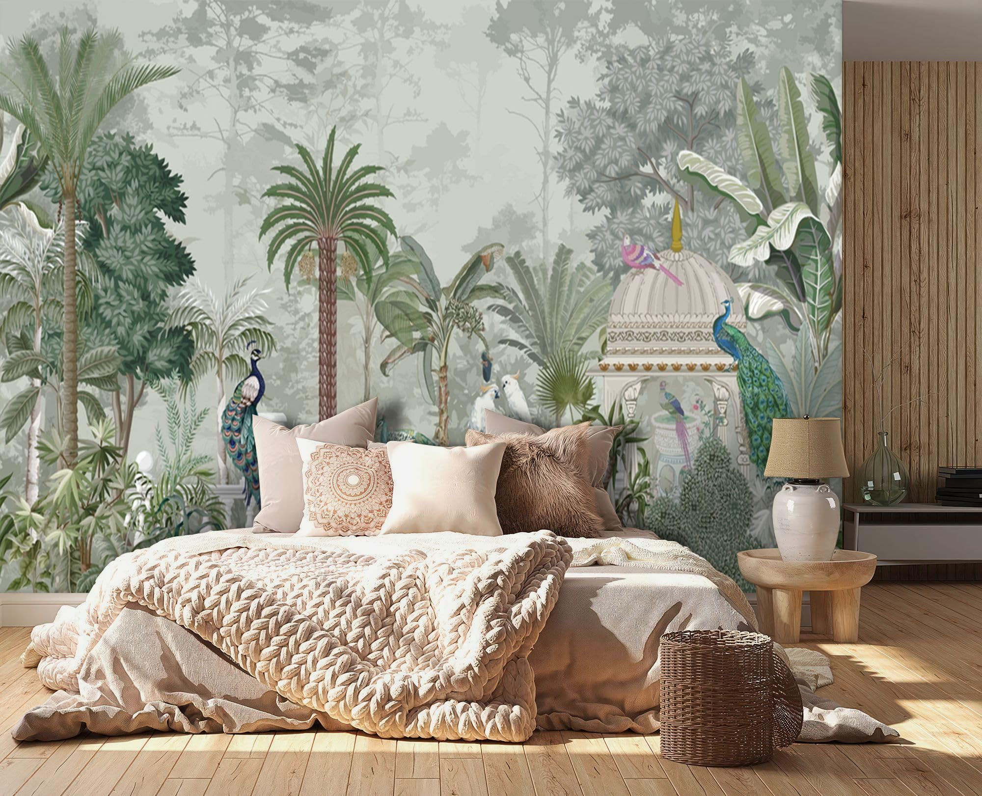 999STORE Mughal Gardens Wallpaper, Traditional Wall Art, Indian Wall Wallpaper for Bedroom (Non4X60423) (B0DB1TRJDM) Amazon Price History, Amazon Price Tracker