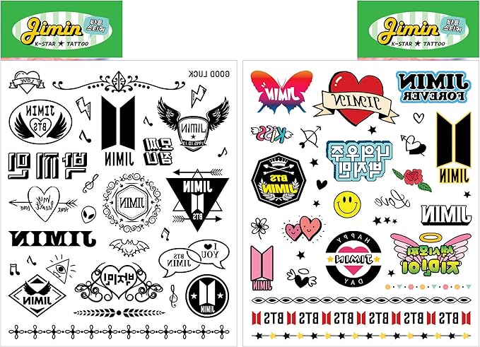 Amazon ジミン Jimin 防弾少年団 Bts タトゥー シール ステッカー グッズ アイドル 芸能人グッズ 通販