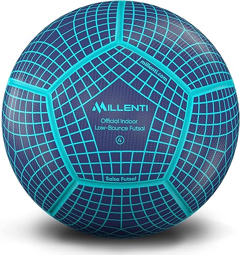 Miniatura 12 de Balón de fútbol Millenti tamaño 5 – Reverse Bend-It – Balón de fútbol con alta visibilidad, fácil de rastrear – Balones de fútbol oficial con unión