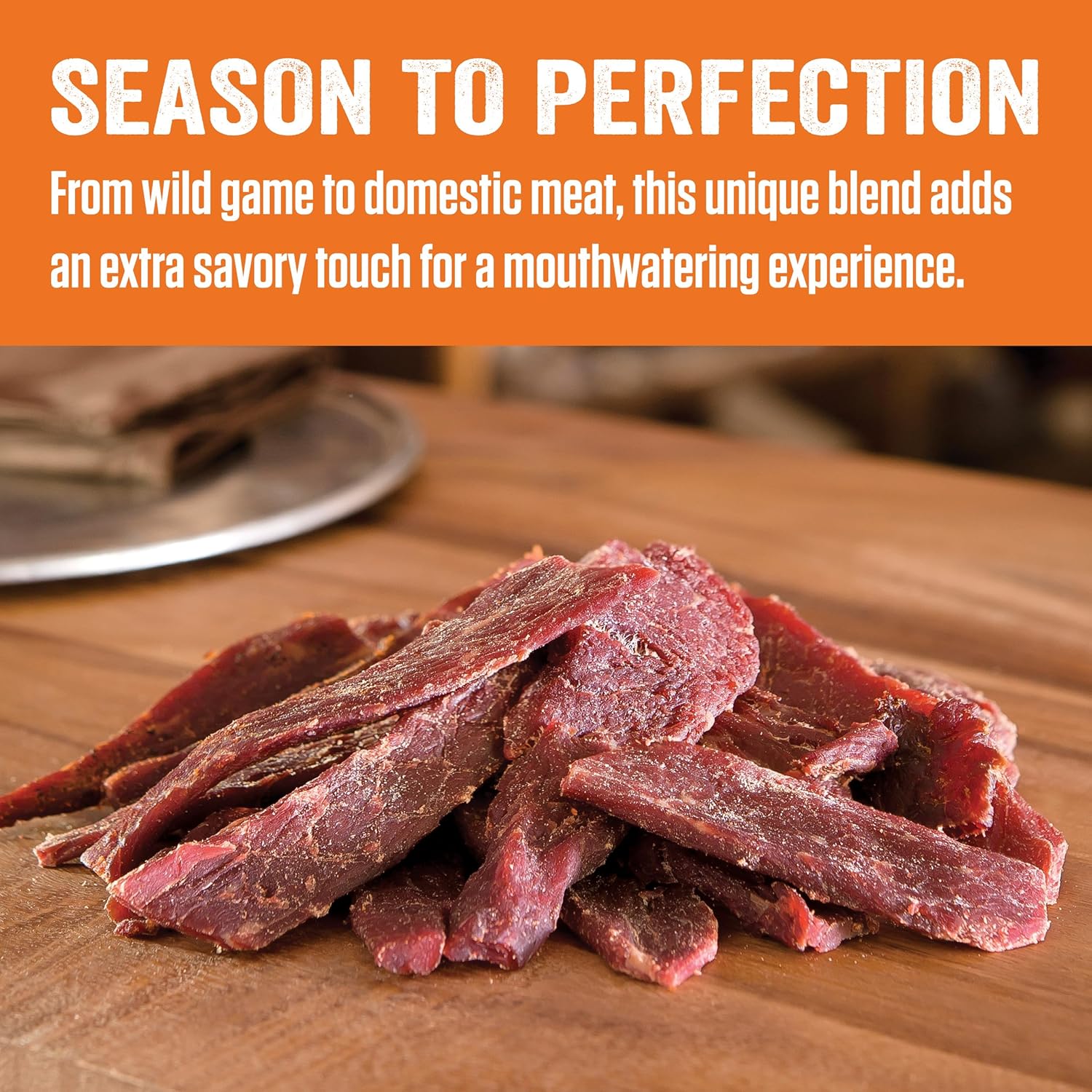 LEM Products Backwoods Sweet & Hot Jerky Seasoning, Ideal for Wild Game and Domestic Meat, Seasons Up to 25 Pounds of Meat, 28.9 Ounce Packet with Pre-Measured Cure Packet Included