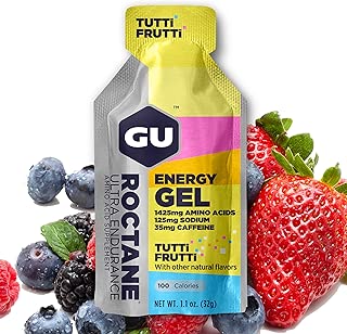 GU Energy Roctane Ultra Endurance Energy Gel, Tutti Frutti, 24-Count - coolthings.us
