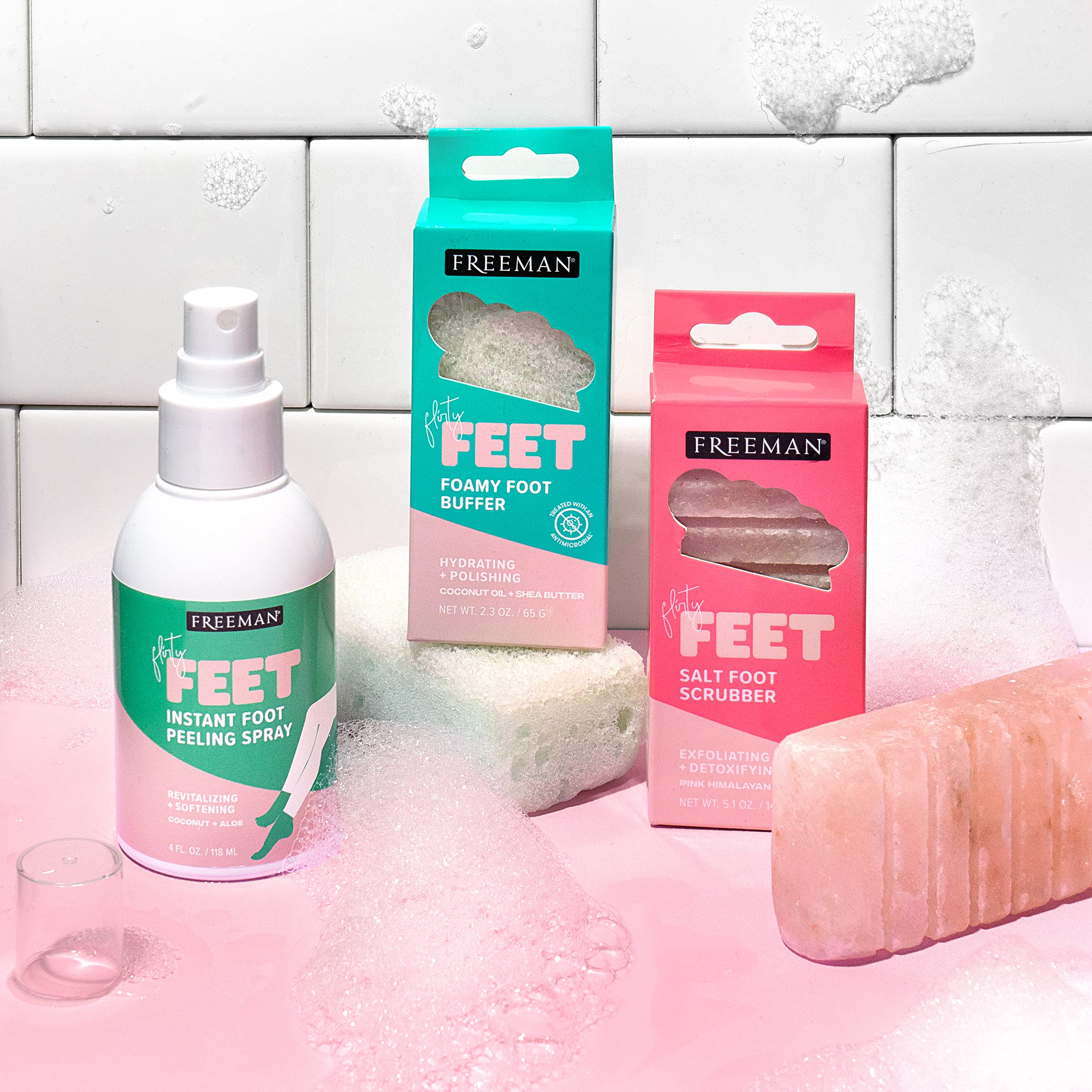 Buy Freeman Flirty Feet Coconut and Aloe Revitalizing & Softening