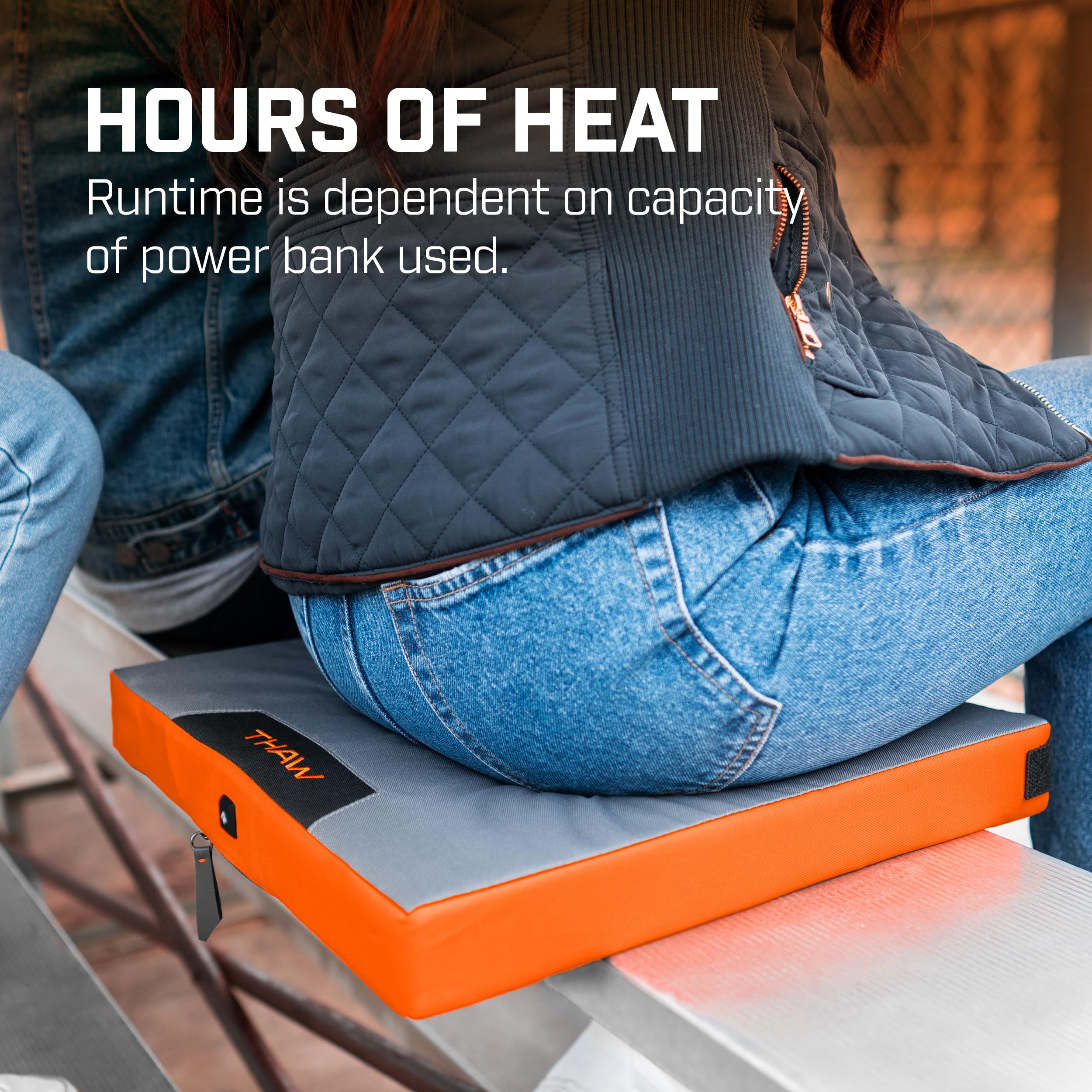 THAW Cuscino riscaldato per sedili, senza batteria - Accessori per il campeggio