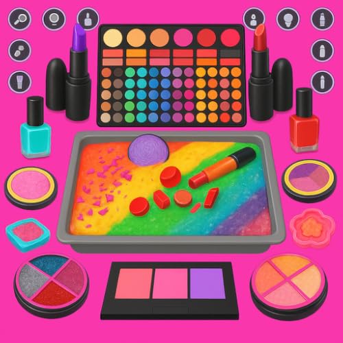 Makeup Slime Simulator ASMR Makeup Artistry – Satisfying Beauty Spa & Slime Mixing Game