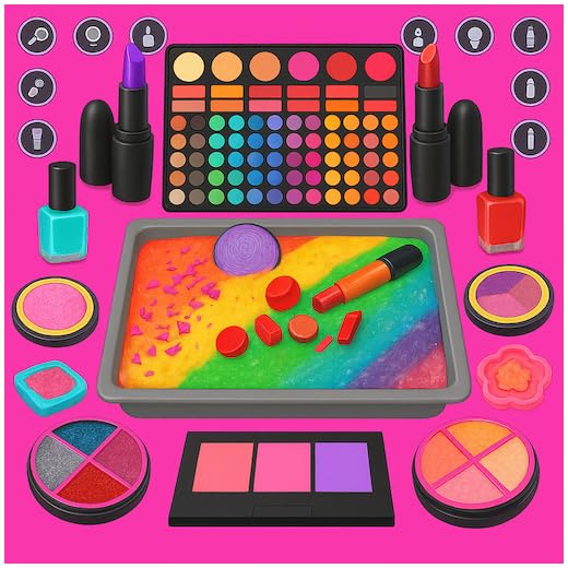 Organizar productos: Juegos de clasificación - Juego de llenar el organizador de maquillaje - Juego de organización del kit de belleza - Clasificación y organización - Juego de clasificación