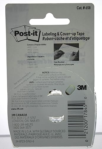 Miniatura 2 de 3M ETIQUETADO Y COBERTURA DE LA CINTA DE LA EMPRESA (juego de 3)