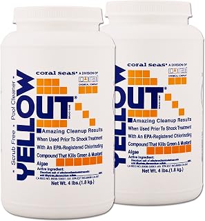 Yellow Out Swimming Pool Chlorine Shock Enhancing Treatment - 2 x 4 Pounds