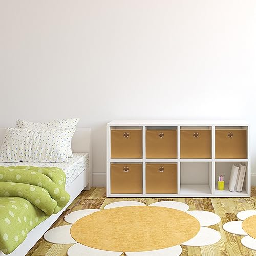 Vista 74 de Simple Houseware - Cubos plegables para almacenamiento, con asas Gris