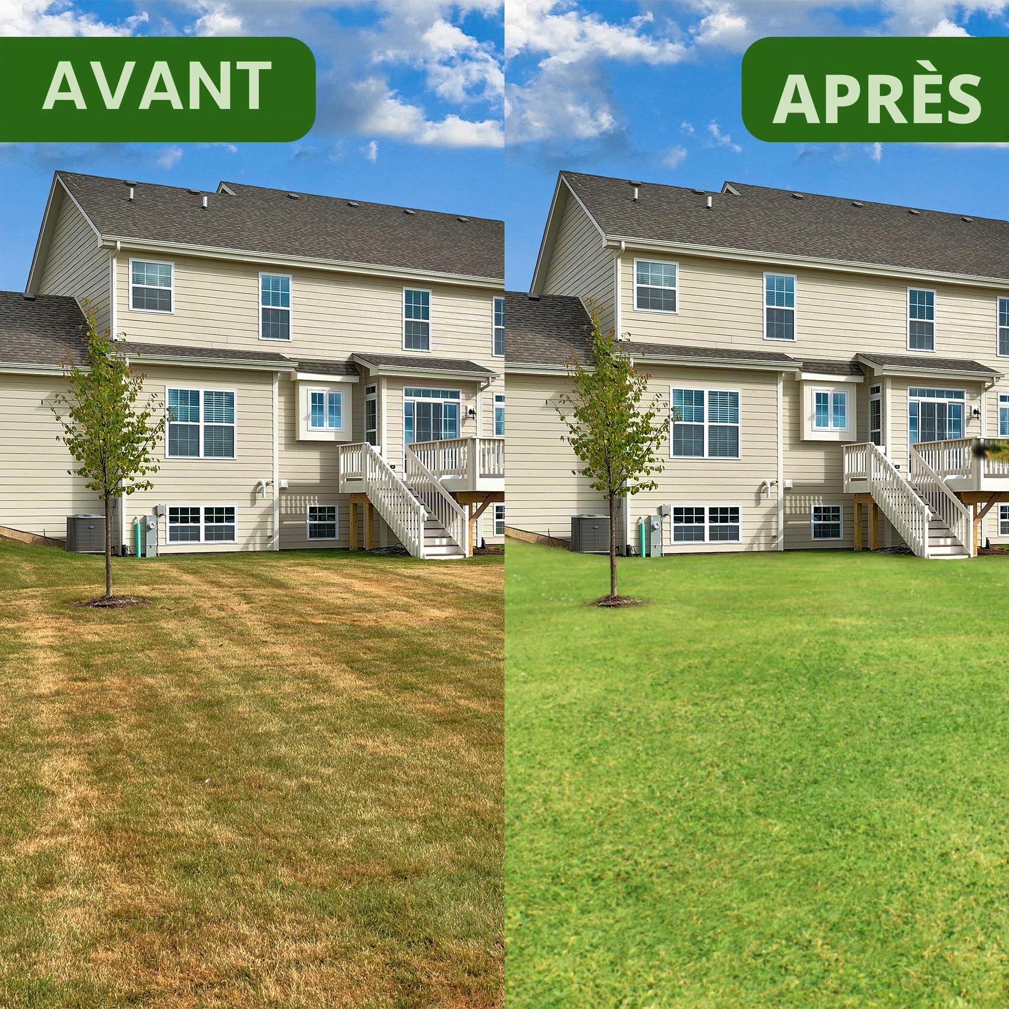 Aérateur Gazon, Deecam aérateur de pelouse pour ameublir Le Sol et la Ventilation de la terrasse, Outils d'aérateur d'herbe pré-assemblés pour Cour, aération de pelouse, Outil de Jardin