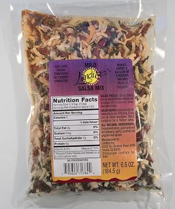 Linditas Salsa Mild Mix- Large Party Pack 6.5 oz.