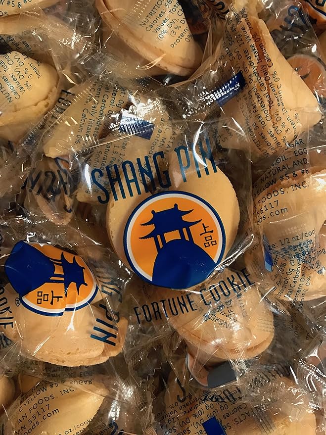 Fortune Cookies Crisp Vanilla Cookies with Fun