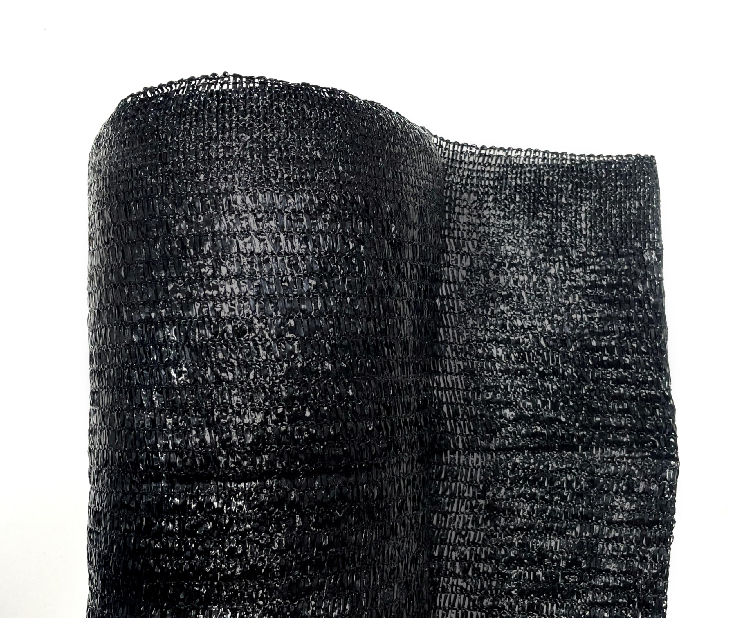 Mugar- Malla de Sombreo 90g/m2-85-90% de Ocultación- Lonas para Sombra y separación parcelas (Negro, 3x10m)