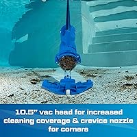 Vista 4 de Pool Blaster Catfish Ultra Recargable, alimentado por batería, limpiador de piscinas, ideal para piscinas enterradas y piscinas sobre el suelo