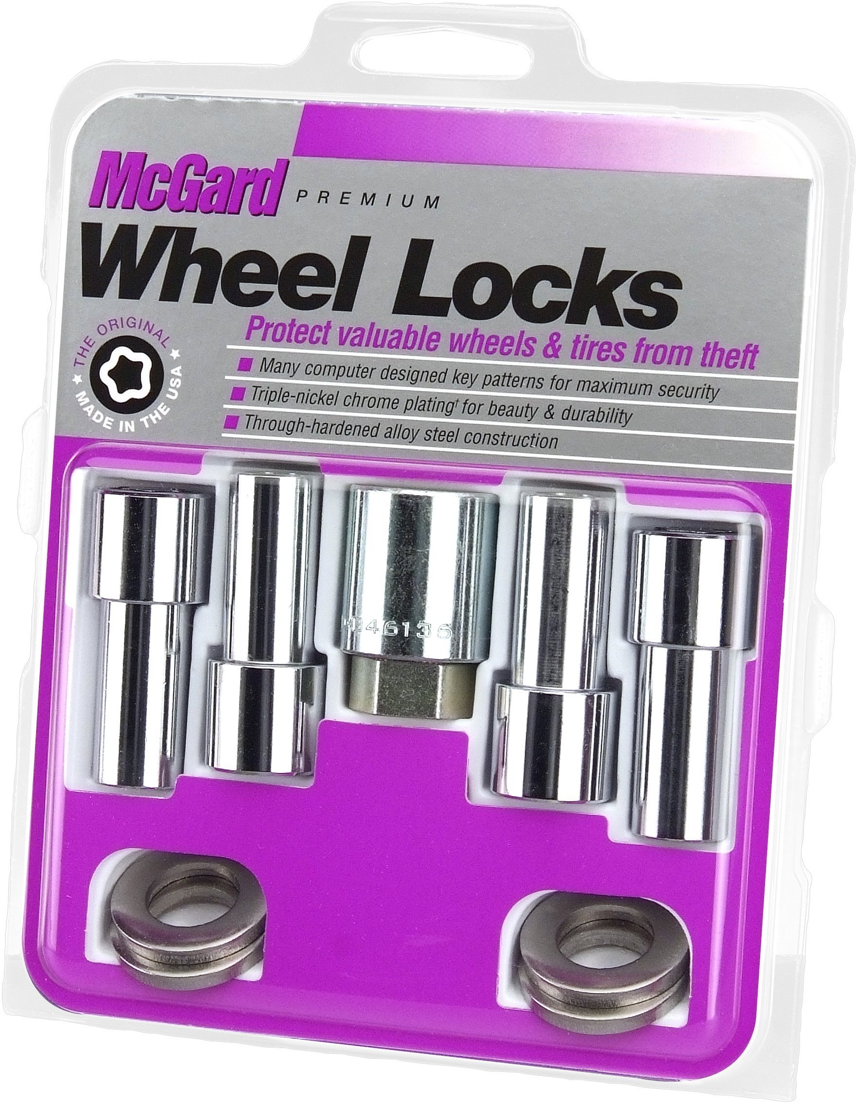 Amazon.com: McGard 23181 Chrome Extra Long Shank Wheel Locks (1/2