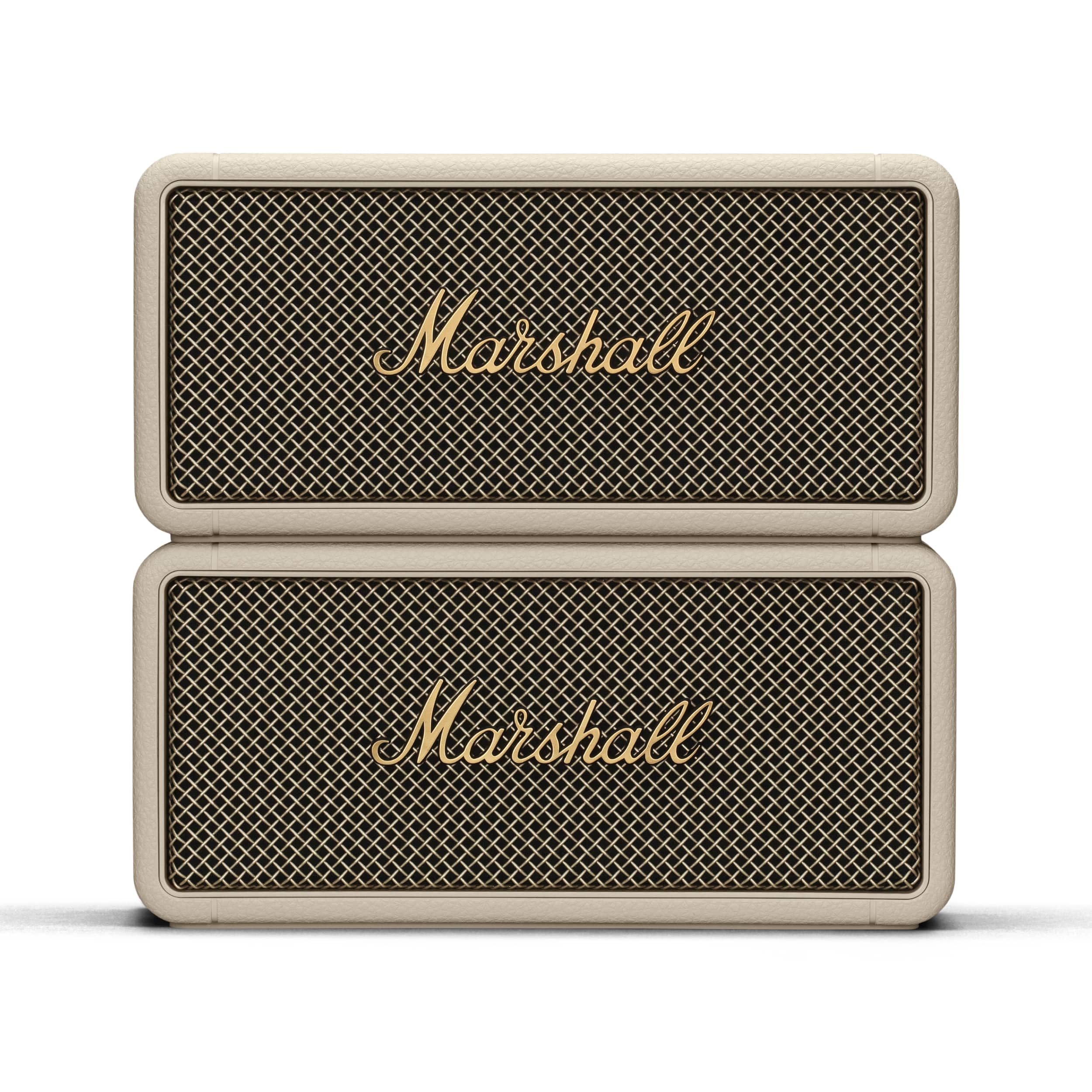 Marshall Middleton Altoparlante Bluetooth wireless portatile - Oltre 20 ore di riproduzione portatile - Impermeabile IP67 - Crema