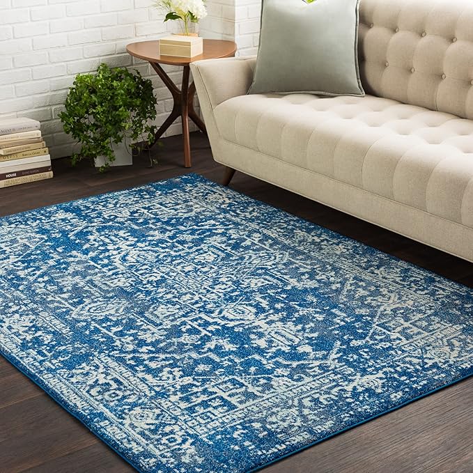 Livabliss Janine Vintage Medallion Area Rug,7'10" x 10'3