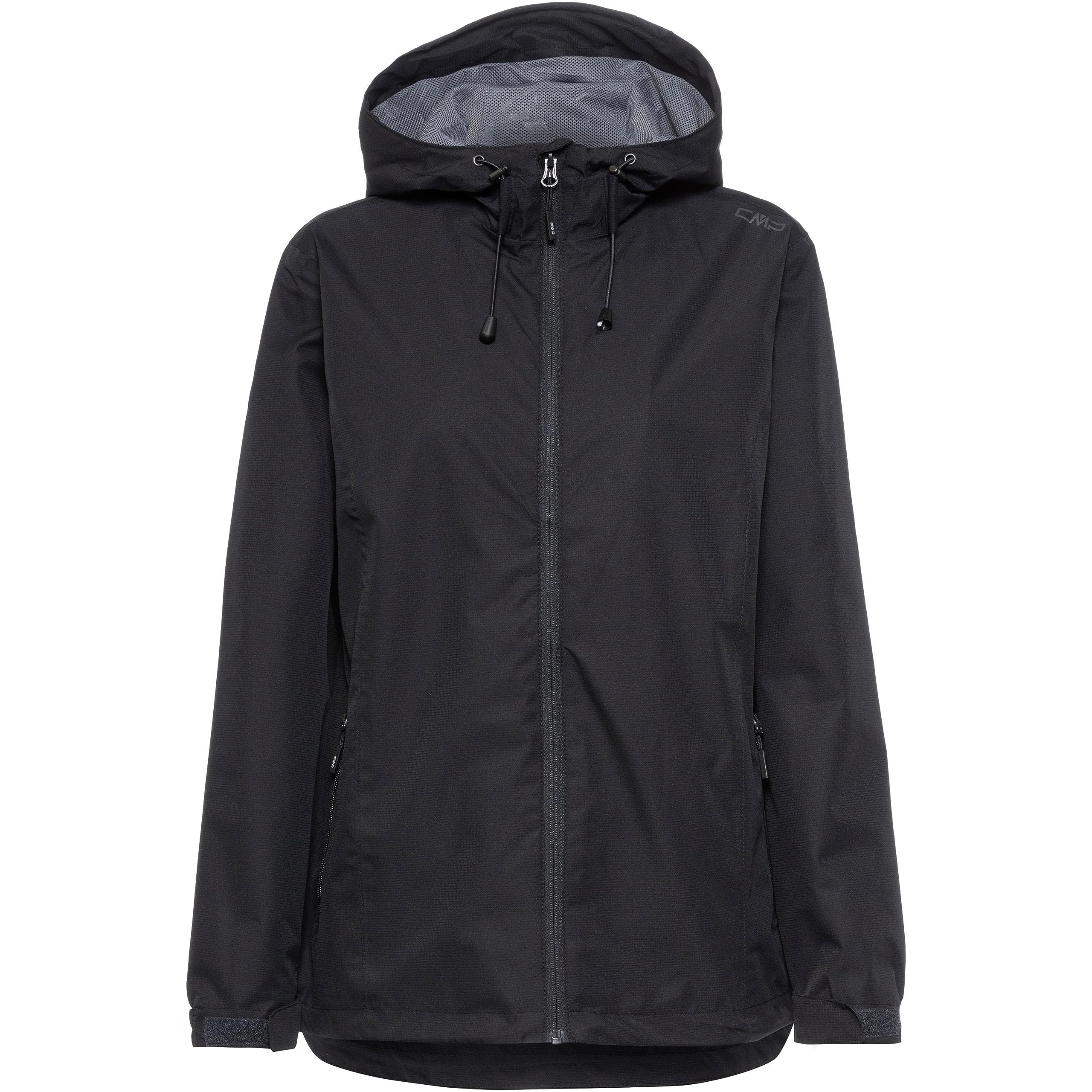 CMP - Woman Jacket Fix Hood, Black, XXXL